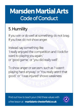 Marsden Martial Arts Chesterfield Code of Conduct 05